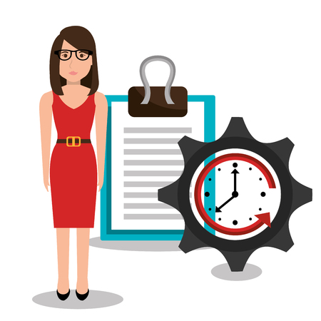 time management designのイラスト素材