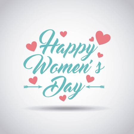 happy womens day design, vector illustrationのイラスト素材
