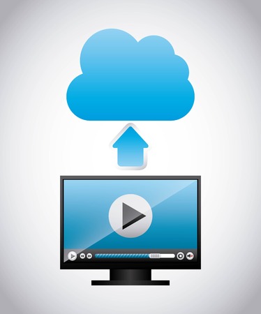 media player design, vector illustrationのイラスト素材