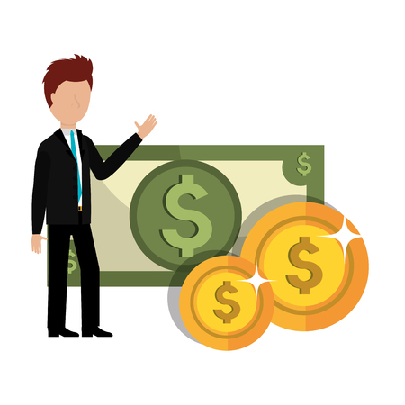 profitable growth design, vector illustration graphicのイラスト素材