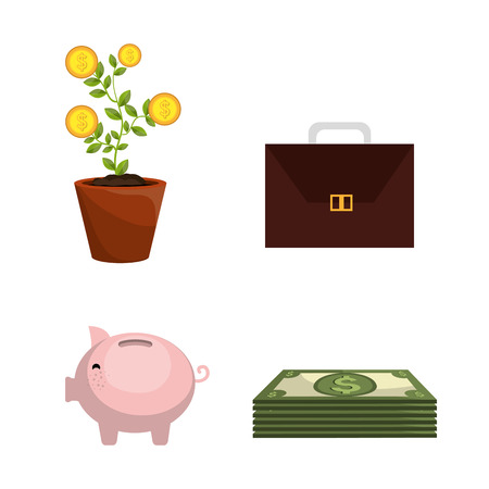 profitable growth design, vector illustration eps10 graphicのイラスト素材