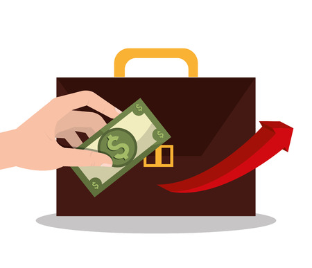 profitable growth design, vector illustrationのイラスト素材