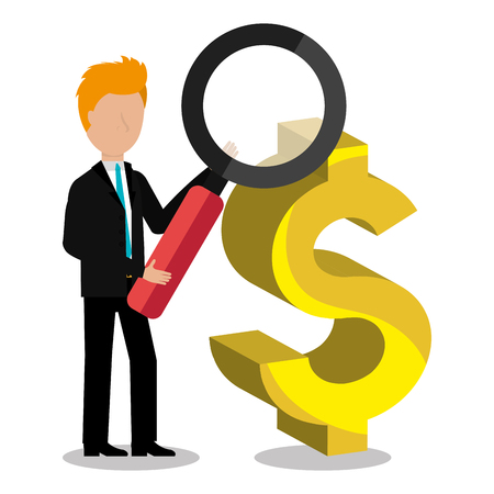 profitable growth design, vector illustrationのイラスト素材