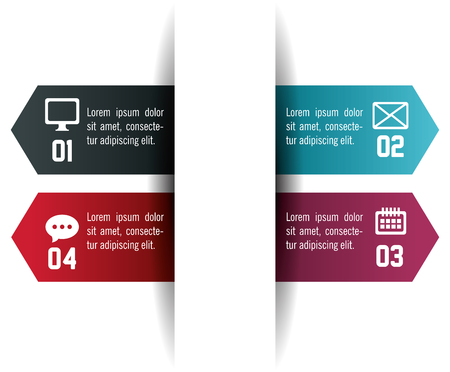 business infographic design, vector illustration eps10 graphicのイラスト素材