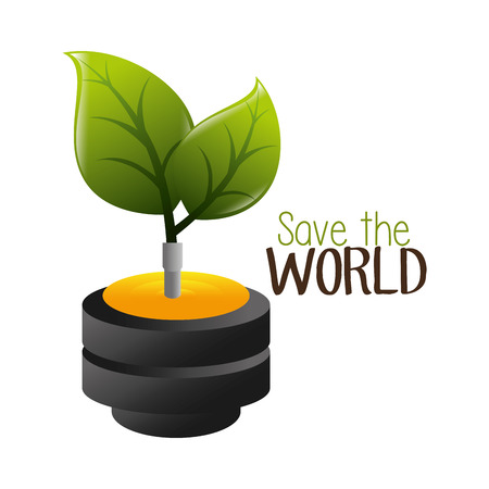 think green design, vector illustration eps10 graphicのイラスト素材