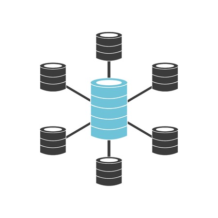 data center design, vector illustration eps10 graphicのイラスト素材