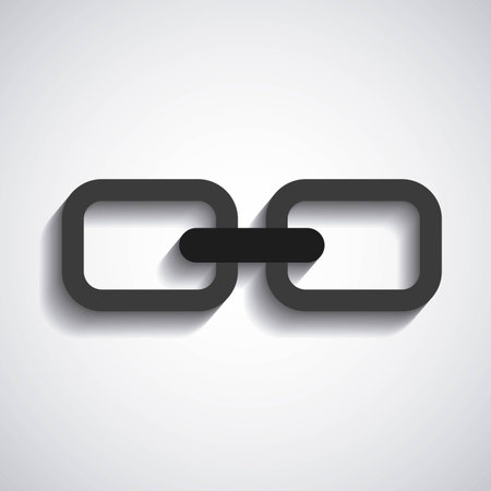 chain link design, vector illustration eps10 graphicのイラスト素材