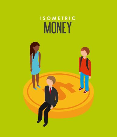 isometric objects design, vector illustration eps10 graphicのイラスト素材