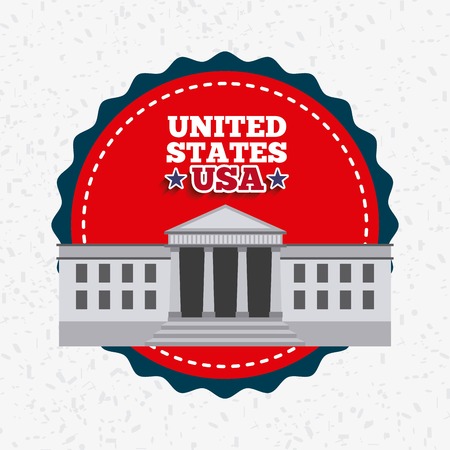 usa emblem design, vector illustration eps10 graphicのイラスト素材