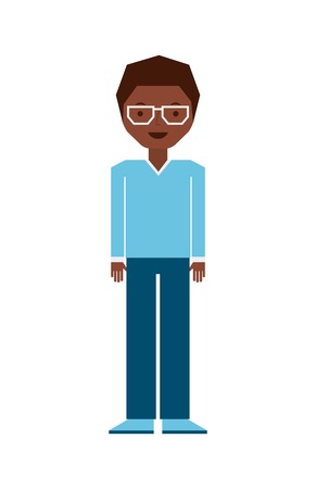 isolated person design, vector illustration eps10 graphicのイラスト素材