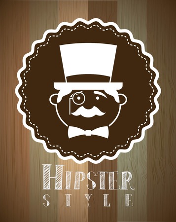 hipster style design, vector illustration eps10 graphicのイラスト素材