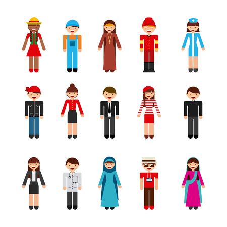 diversity people design, vector illustration eps10 graphicのイラスト素材
