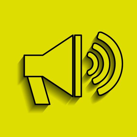 sound icon design, vector illustration eps10 graphicのイラスト素材