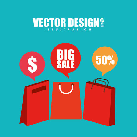 commerce icon design, vector illustration eps10 graphicのイラスト素材