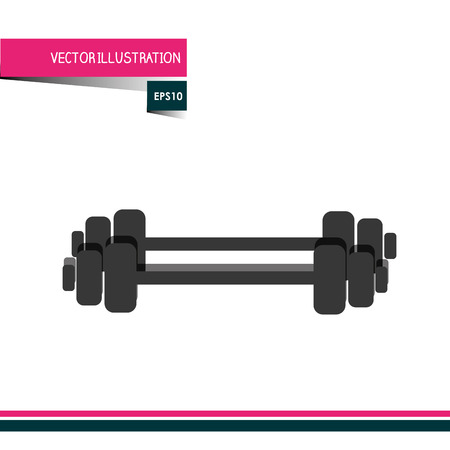 fitness icon design, vector illustration eps10 graphicのイラスト素材