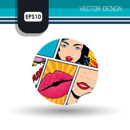 pop art design, vector illustration eps10 graphicのイラスト素材