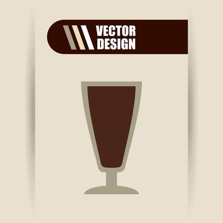 delicious coffee design, vector illustration eps10 graphicのイラスト素材