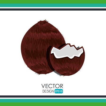 fresh fruit  design, vector illustration eps10 graphicのイラスト素材