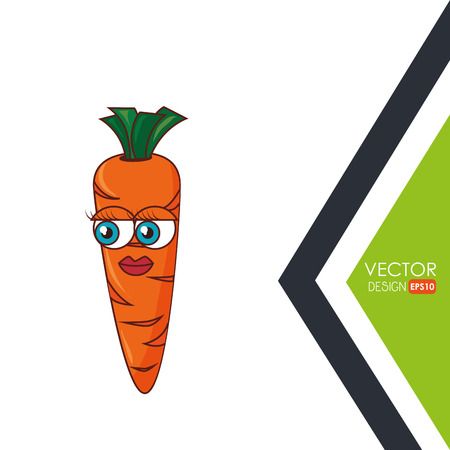 vegetarian food design, vector illustration eps10 graphicのイラスト素材