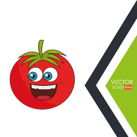 vegetarian food design, vector illustration eps10 graphicのイラスト素材