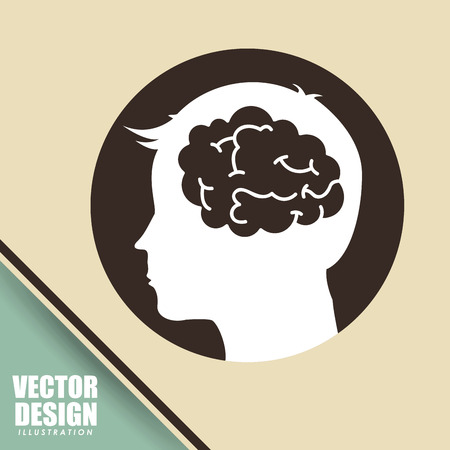 think concept design, vector illustration eps10 graphicのイラスト素材