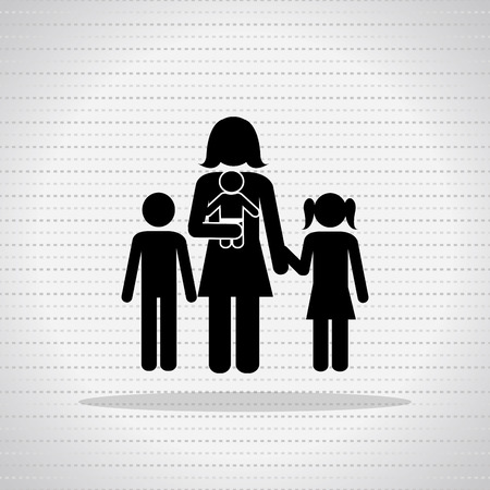 members of the family design, vector illustration eps10 graphicのイラスト素材