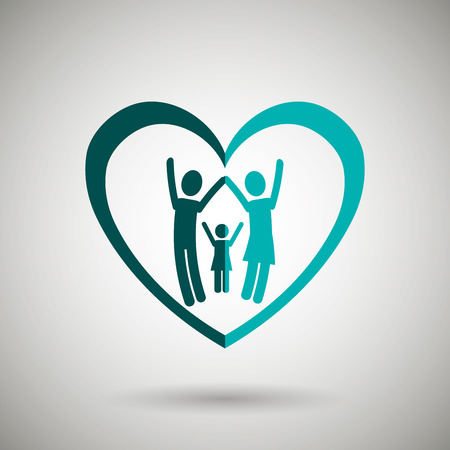 members of the family design, vector illustration eps10 graphicのイラスト素材