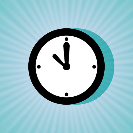 time icon design, vector illustration eps10 graphicのイラスト素材