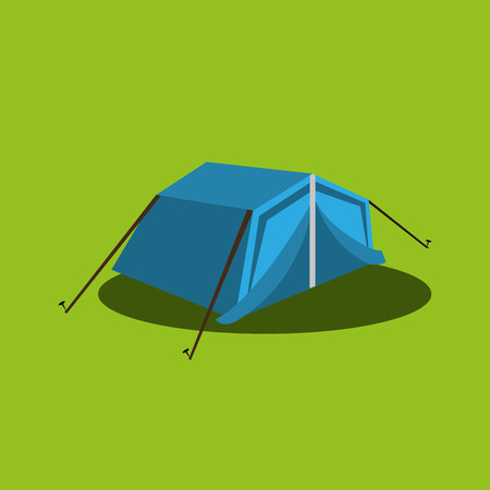 camping equipment design, vector illustration  graphicのイラスト素材