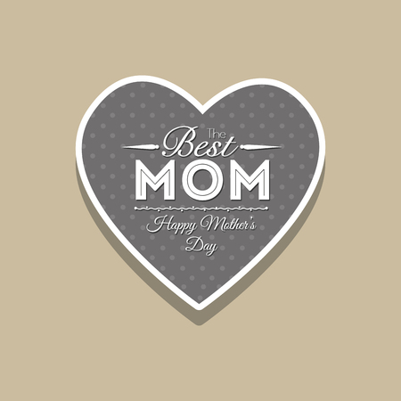happy mothers day design, vector illustration eps10 graphicのイラスト素材