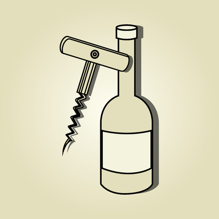 wine icon design, vector illustration eps10 graphicのイラスト素材