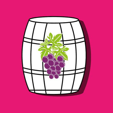 wine icon design, vector illustration eps10 graphicのイラスト素材
