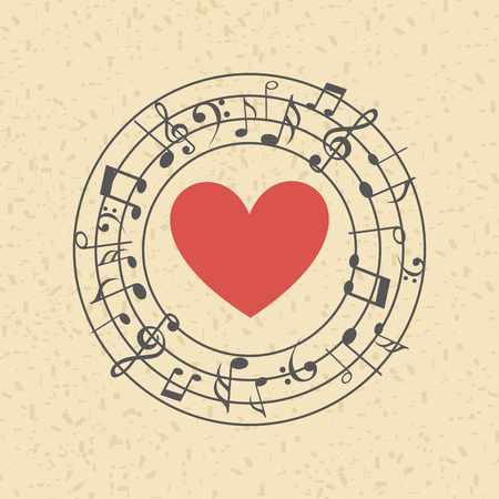 musical icon design, vector illustration  graphicのイラスト素材