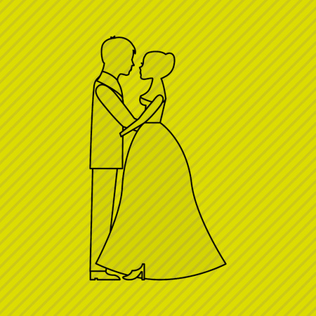 wedding card design, vector illustration   graphicのイラスト素材