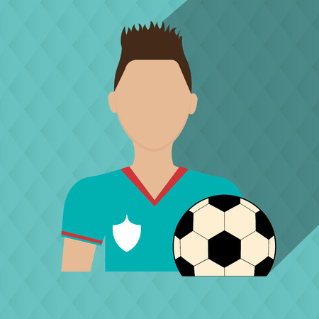 football soccer design, vector illustration   graphicのイラスト素材