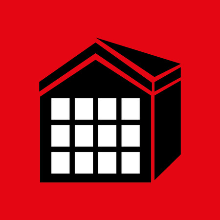 residential icon design, vector illustration eps10 graphicのイラスト素材