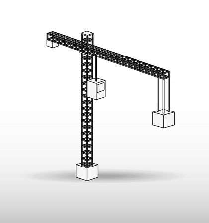 isometrics industrial icon design, vector illustration eps10 graphicのイラスト素材