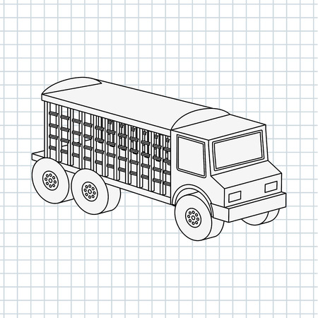 isometrics car icon design, vector illustration eps10 graphicのイラスト素材