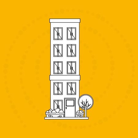 residential icon design, vector illustration eps10 graphicのイラスト素材