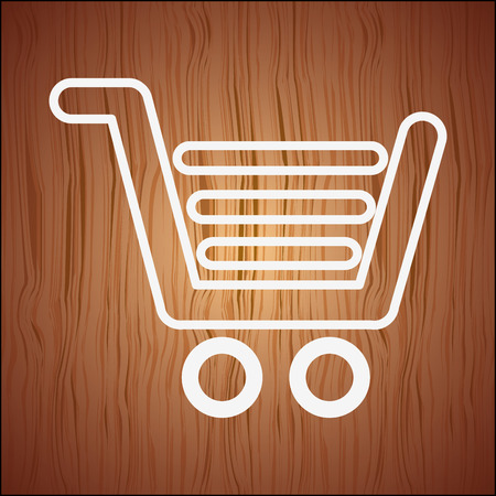 shopping icon design, vector illustration eps10 graphicのイラスト素材