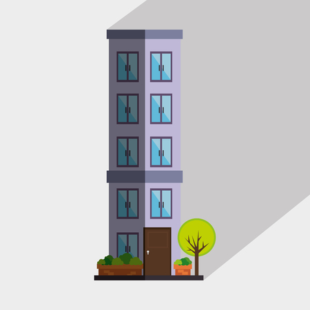 residential icon design, vector illustration eps10 graphicのイラスト素材