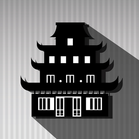 residential icon design, vector illustration eps10 graphicのイラスト素材
