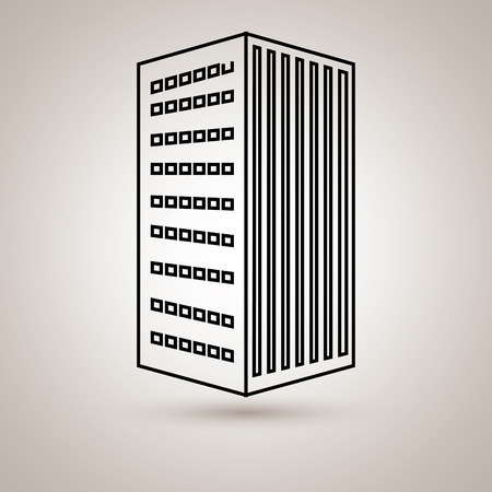 residential icon design, vector illustration eps10 graphicのイラスト素材