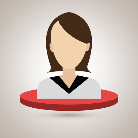 person avatar 
design, vector illustration eps10 graphicのイラスト素材