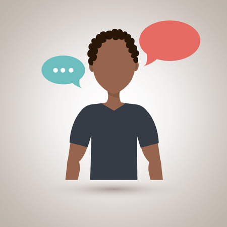 person avatar 
design, vector illustration eps10 graphicのイラスト素材