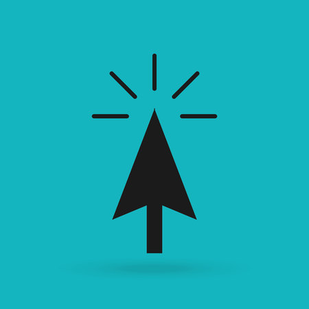 cursor icon design, vector illustration eps10 graphicのイラスト素材