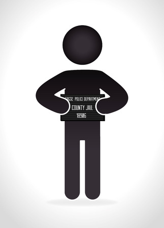 law and order design, vector illustration eps10 graphicのイラスト素材