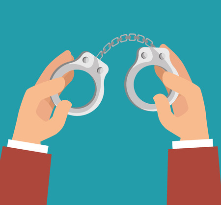 law and order design, vector illustration eps10 graphicのイラスト素材