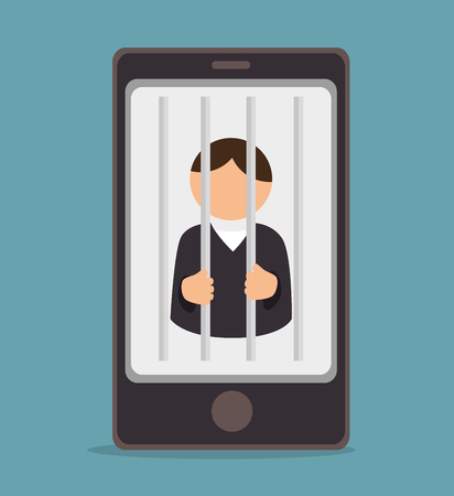 law and order design, vector illustration eps10 graphicのイラスト素材