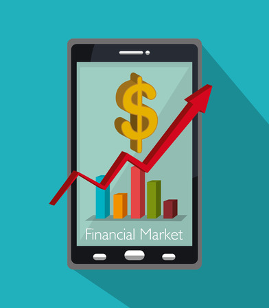 mobile banking design, vector illustration eps10 graphicのイラスト素材